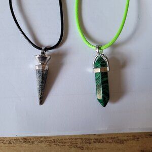 Pendant and Hexagon Natural Stone Pendant